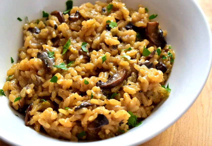 12 Creamy Mushroom Risotto Recipes for Ultimate Comfort Vegan Mushroom Risotto