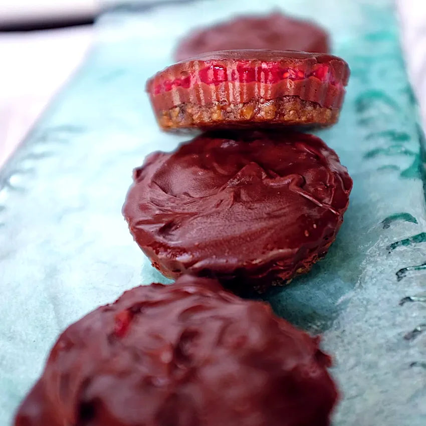 18 Simple Raspberry Treats to Make Your Summer Sweeter Vegan Raspberry Chocolate Tarts