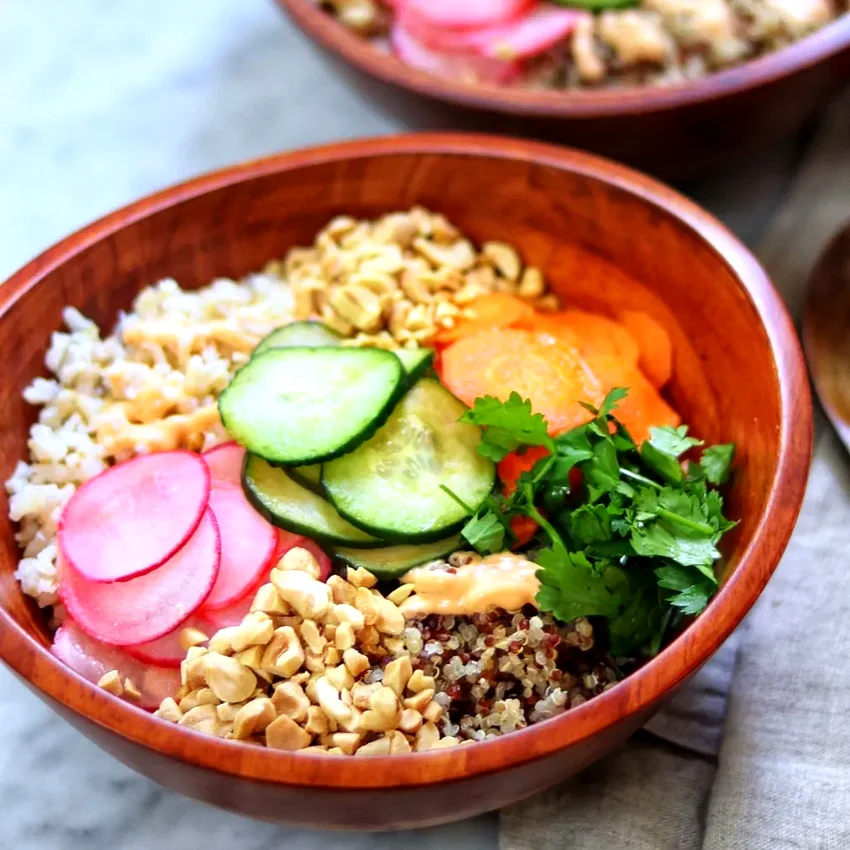 22 Plant-Based Asian Dishes for Fast, Nutritious Meals Vegetarian Banh Mi Bowls