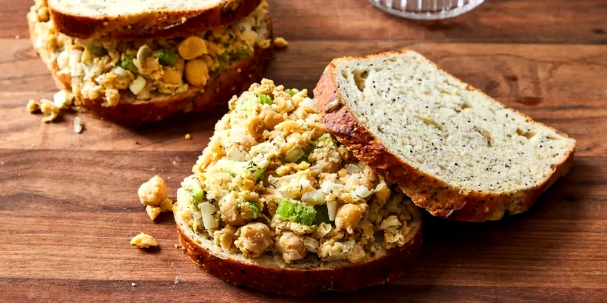 26 Fast Lunch Recipes Ready in Under 20 Minutes Vegetarian Chickpea Sandwich Filling