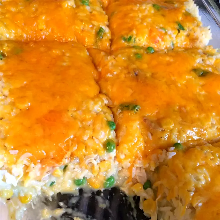 Veggie Chicken Rice Casserole