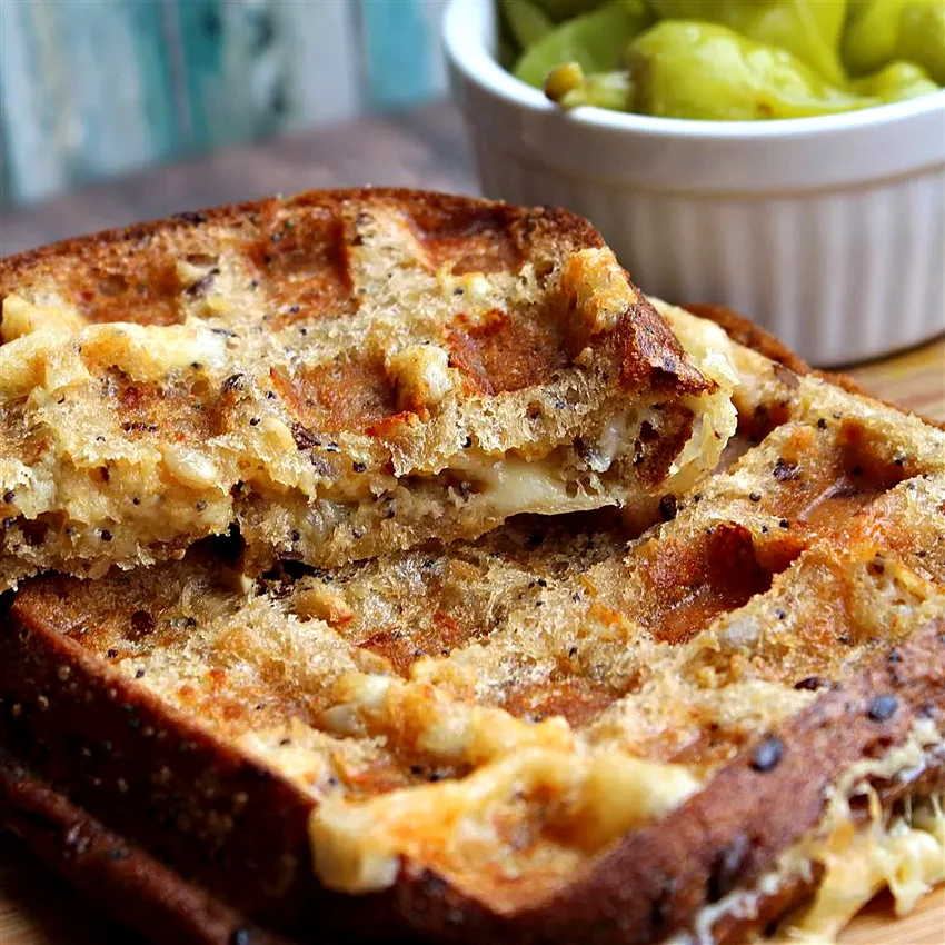 15 Simple Movie Night Treats Perfect for Staying Home Waffle Iron Grilled Cheese Sandwiches
