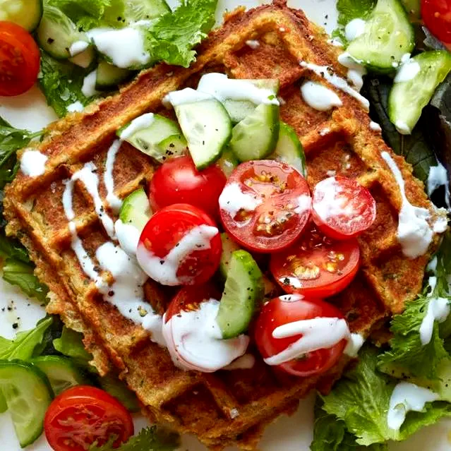 Waffled Falafel