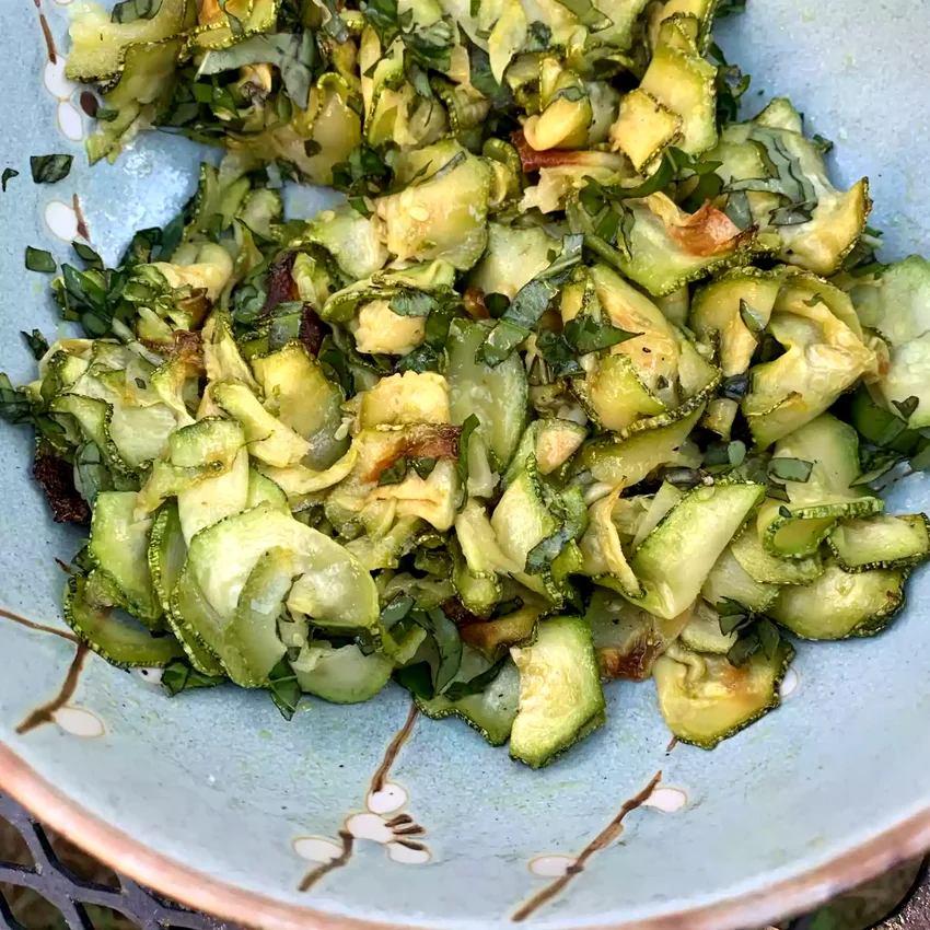 11 Amazing Roasted Zucchini Recipe Ideas Warm Zucchini-Basil Salad