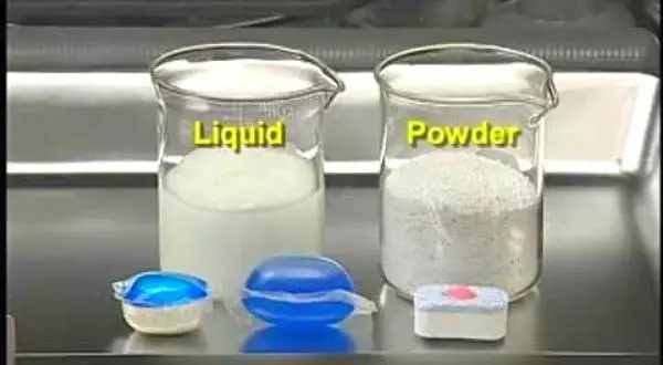 What’s the difference between dishwasher detergent and dishwashing liquid