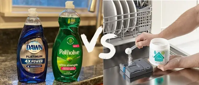 Which best dish soap vs dishwasher detergent for Commercial Dishwasher