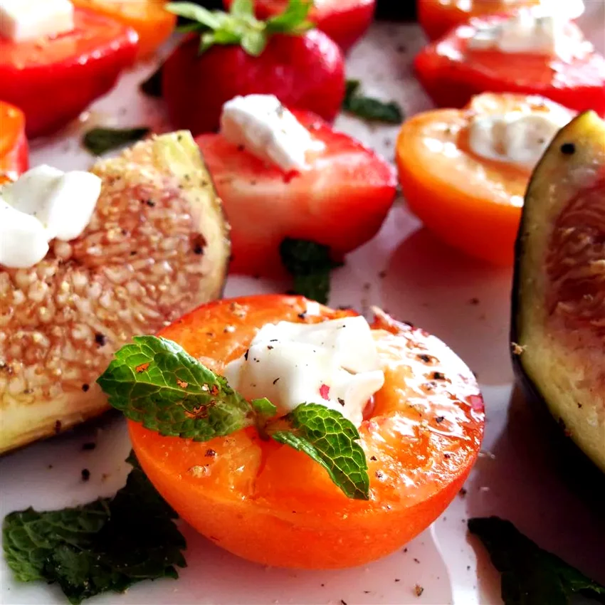 15 Quick Summer Treats Ready in Under 30 Minutes Whipped Ricotta with Honey and Summer Fruit