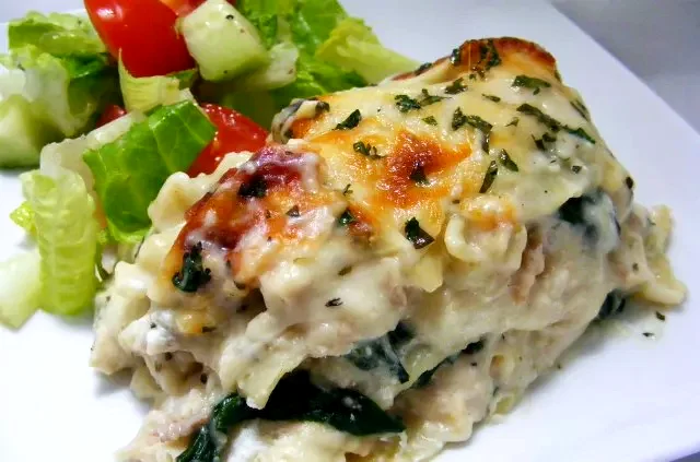 33 Comfort Pasta Dishes Loaded with Melted Cheese White Cheese Chicken Lasagna