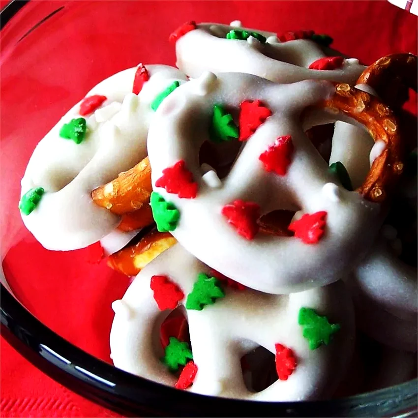 White Chocolate Covered Pretzels