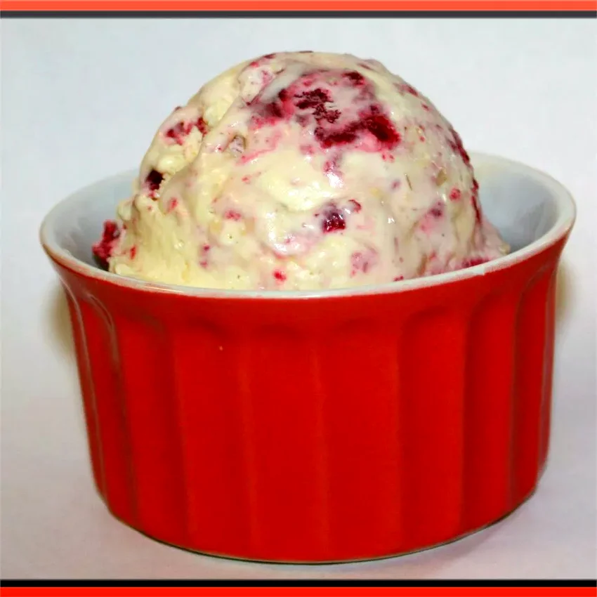 30 Sweet Recipes Using White Chocolate Chips White Chocolate and Raspberry Ice Cream