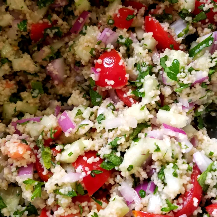 Whole Wheat Couscous Tabbouleh