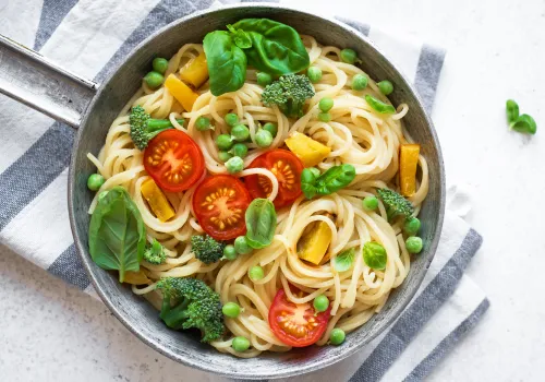 Whole Wheat Pasta Primavera