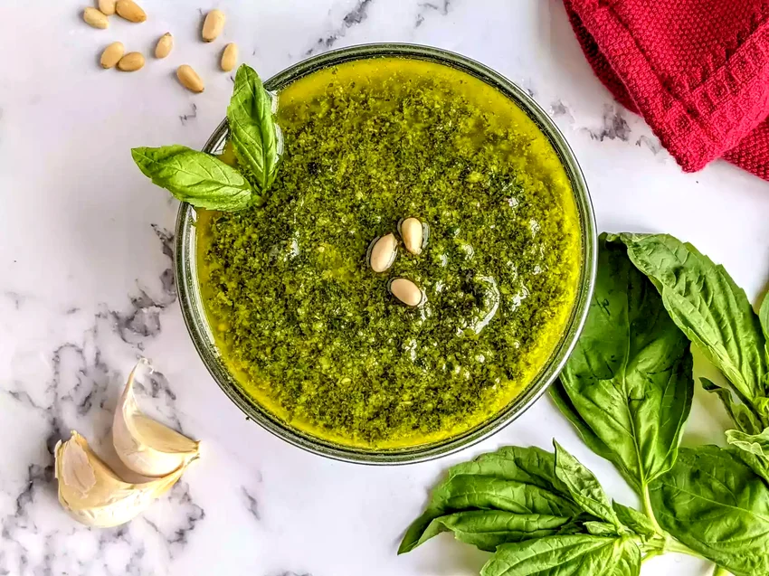 38 Fresh Basil Pesto Recipes For Summer Garden Herbs Yummy Vegan Pesto