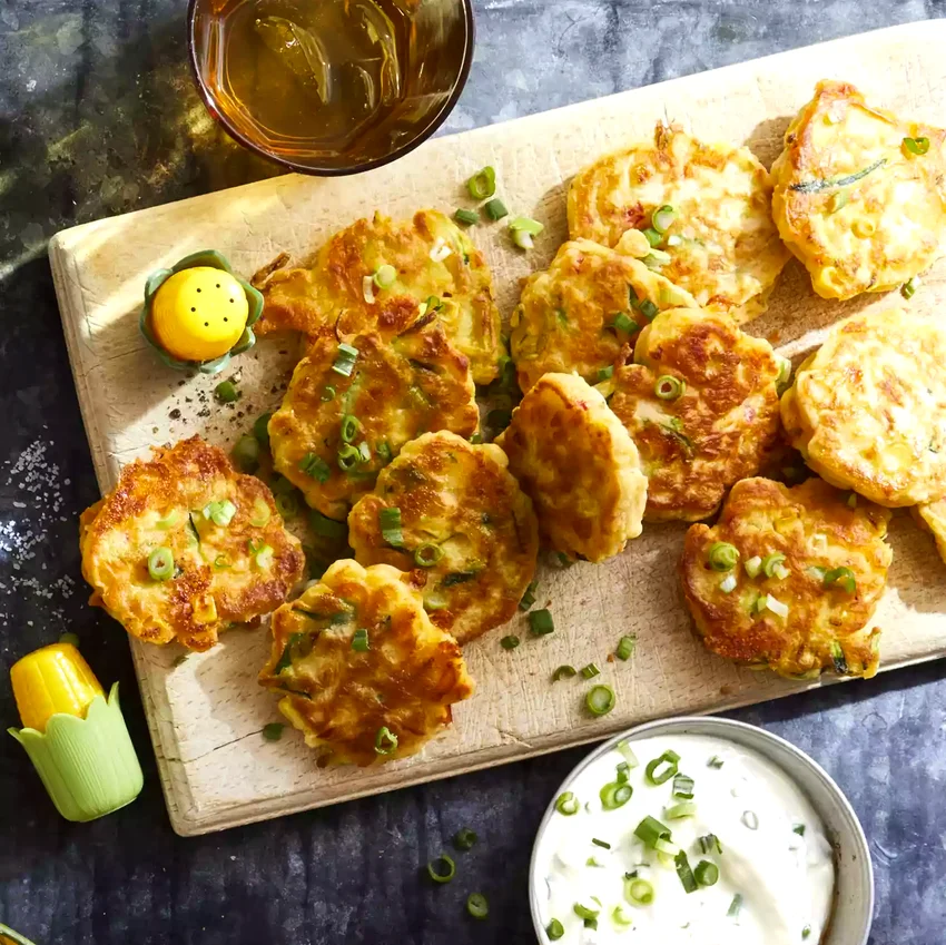 10 Amazing Corn Fritter Recipe Ideas Zucchini Corn Fritters