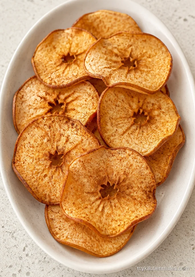 13 Gluten Free Apple Recipes for Cozy Autumn Baking Air Fryer Apple Chips with Cinnamon