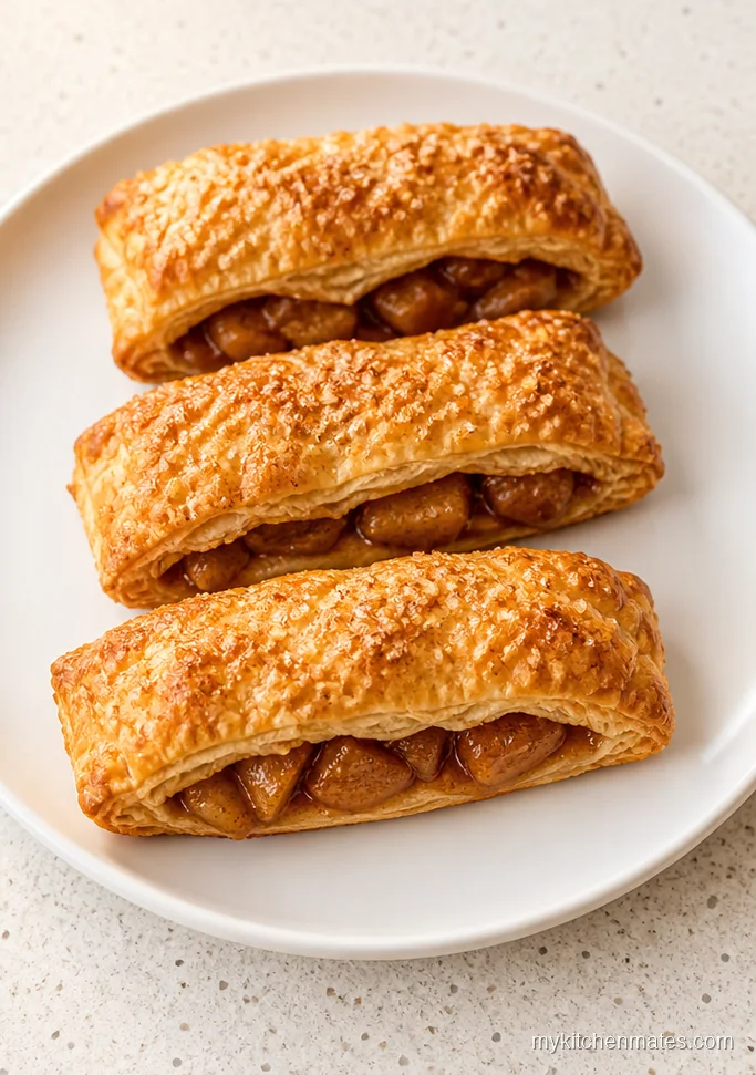 Air Fryer Apple Puff Pastry Pockets
