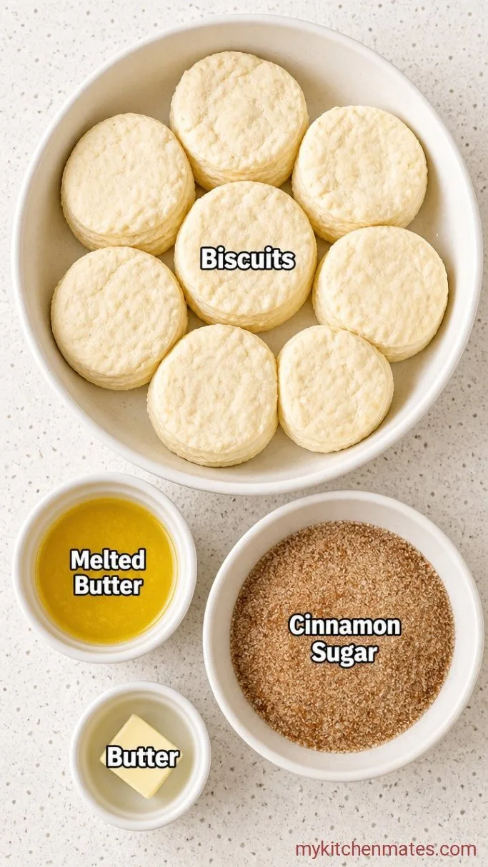 4-Ingredient Air Fryer Biscuit Donuts Ingredients