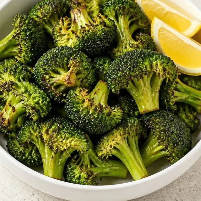 Crispy Air Fryer Broccoli in 10 Minutes Air Fryer Broccoli