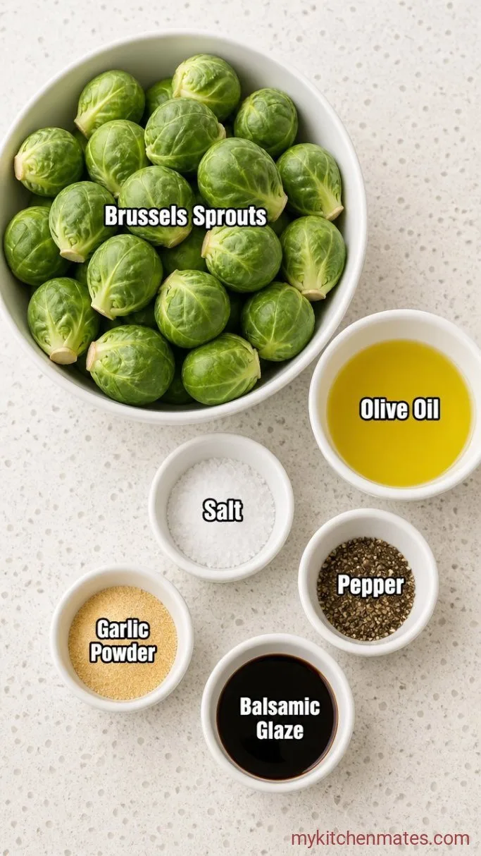 Extra-Crispy Air Fryer Brussels Sprouts Ingredients