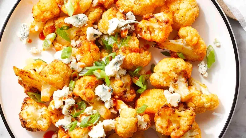 Air-Fryer Buffalo Cauliflower Food photo of Air-Fryer Buffalo Cauliflower