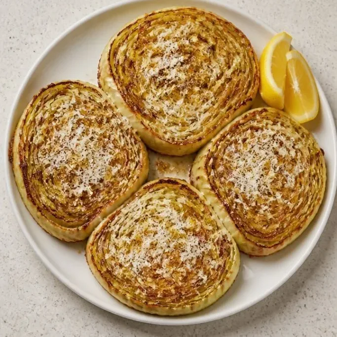 Air Fryer Cabbage Steaks