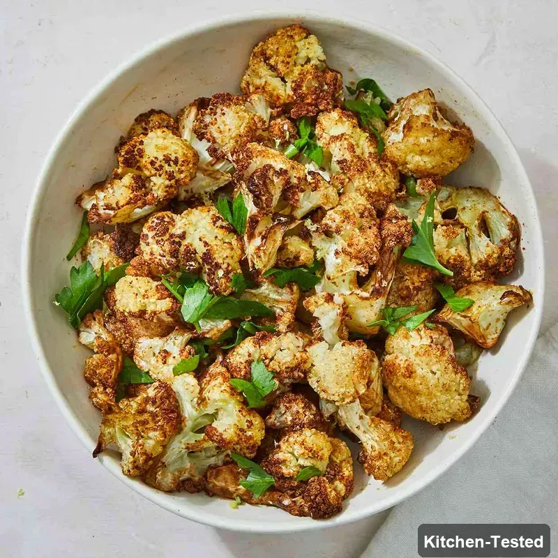 Air-Fryer Cauliflower air fryer cauliflower