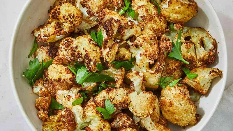 Air-Fryer Cauliflower Food photo of Air-Fryer Cauliflower