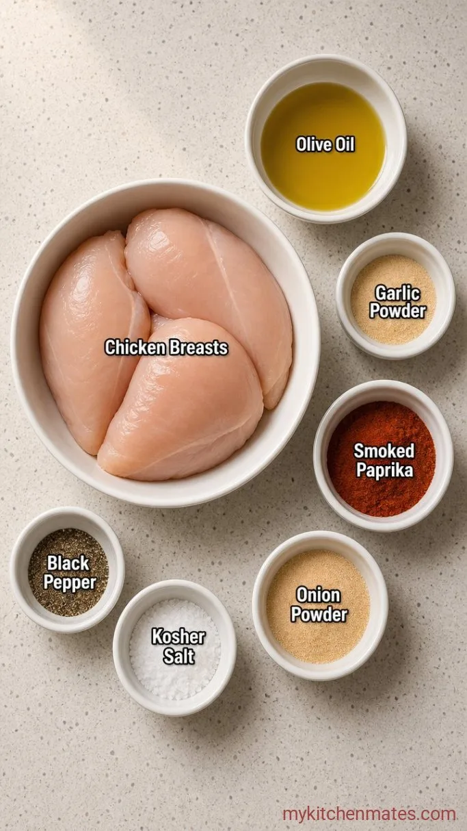 Crispy Air Fryer Chicken Bites (Ready in 15 Minutes) Ingredients