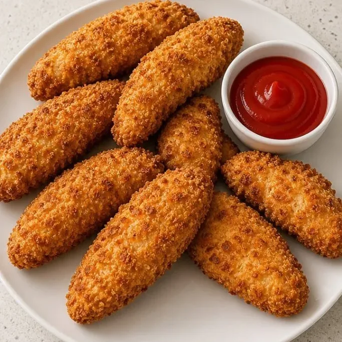 Crispy Air Fryer Chicken Tenders (Ready in 20 Minutes) air fryer chicken tenders_featured_t8d