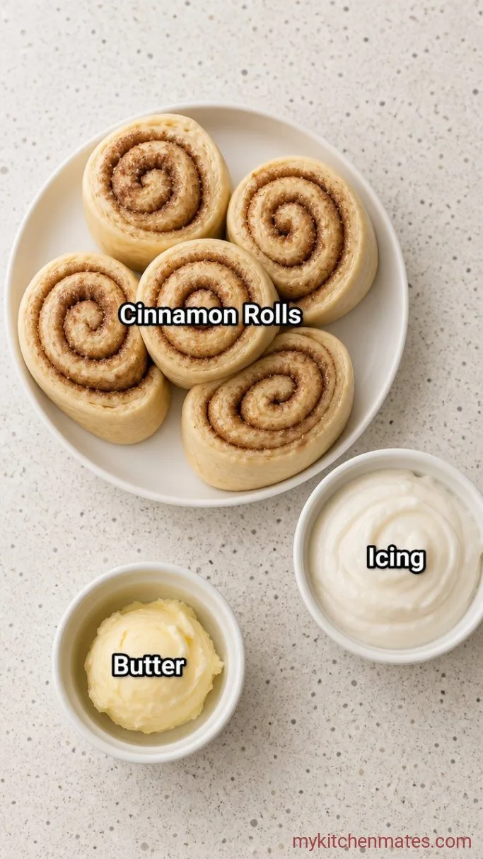 5-Minute Air Fryer Cinnamon Rolls Ingredients