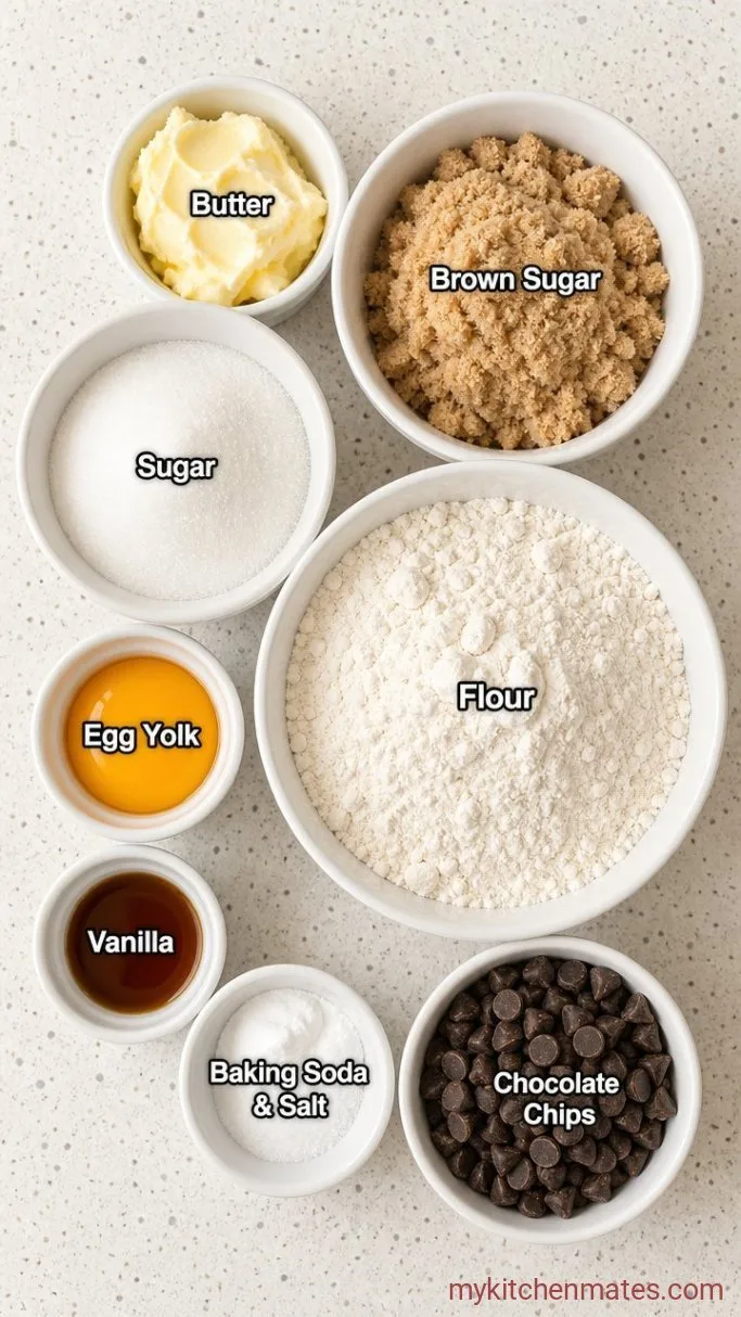Quick Small-Batch Air Fryer Cookies Ingredients
