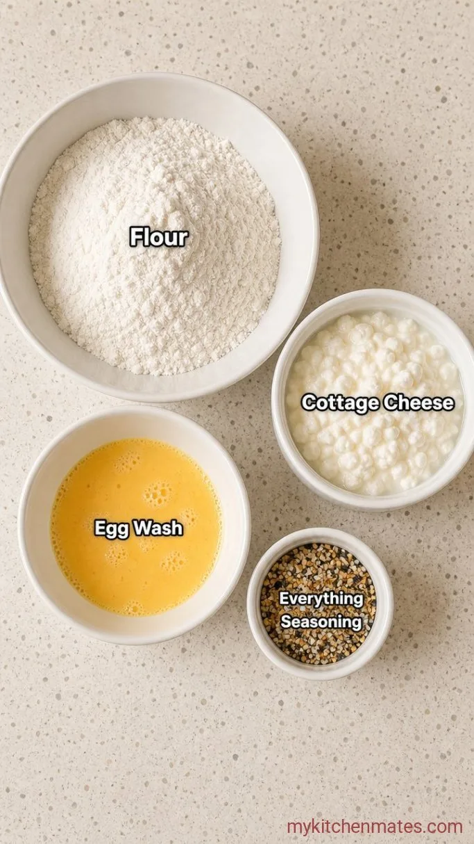2-Ingredient Air Fryer Cottage Cheese Bagels Ingredients