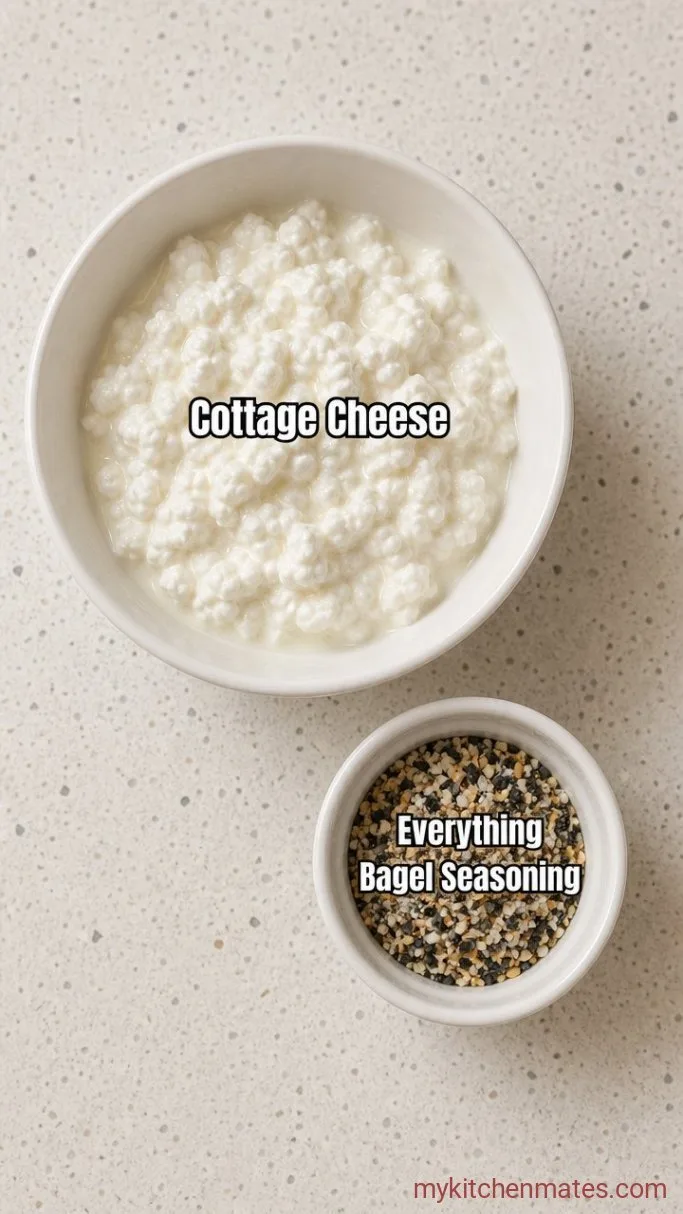 Crispy Air Fryer Cottage Cheese Chips (2 Ingredients!) Ingredients