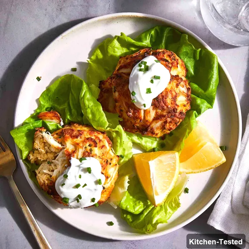 Air-Fryer Crab Cakes air fryer crab cakes
