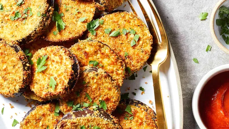 Air-Fryer Eggplant Food photo of Air-Fryer Eggplant