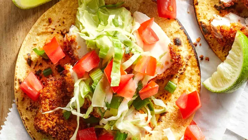 Air-Fryer Fish Tacos Food photo of Air-Fryer Fish Tacos