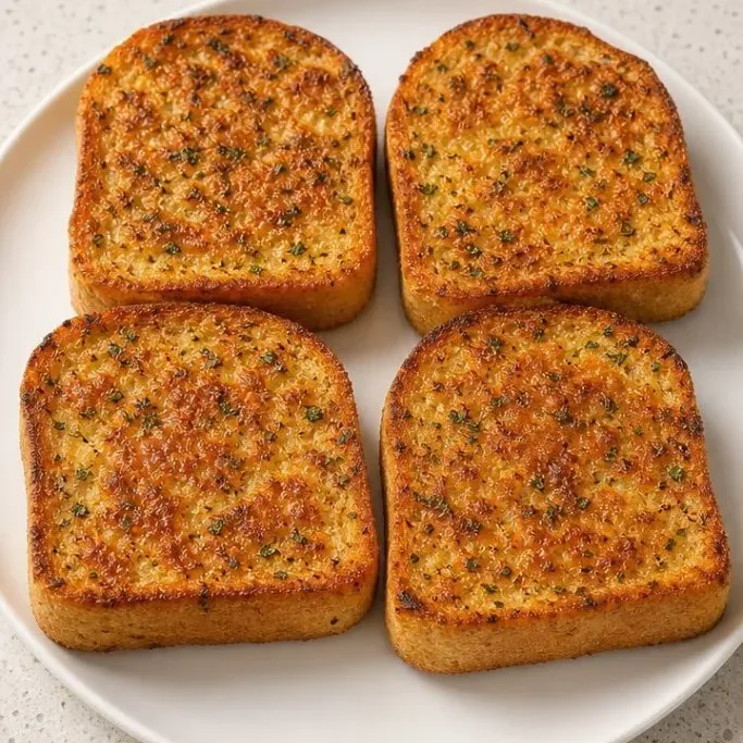 Crispy Air Fryer Garlic Bread in 5 Minutes Air Fryer Garlic Bread