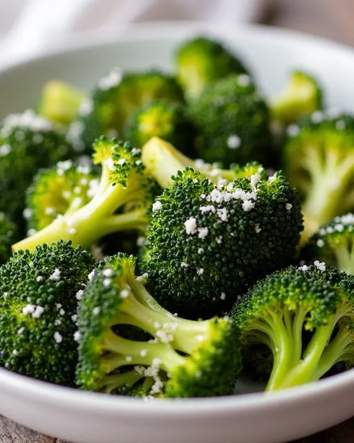 Air Fryer Garlic Parmesan Broccoli