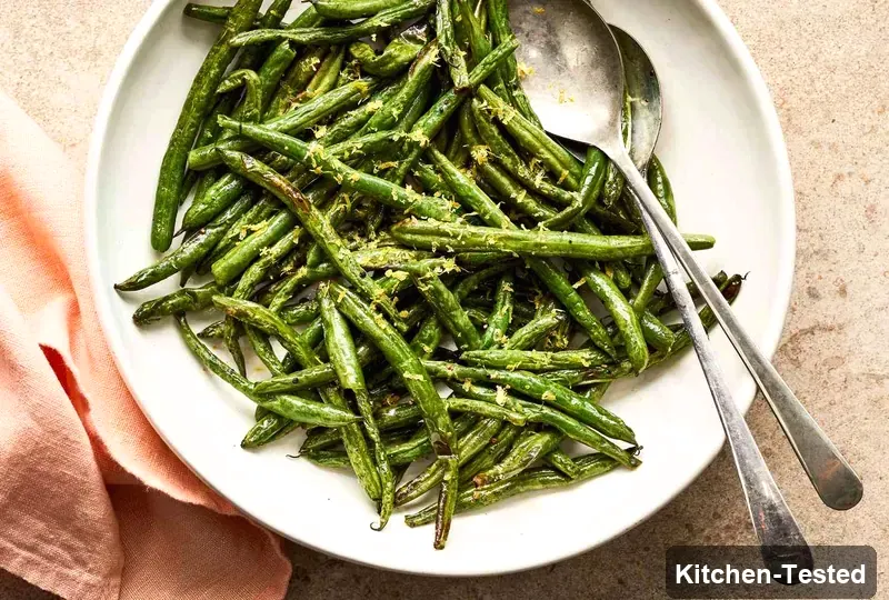 Air-Fryer Green Beans air fryer green beans