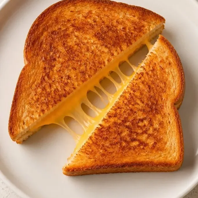 Crispy Air Fryer Grilled Cheese (Ready in 8 Minutes) Air Fryer Grilled Cheese