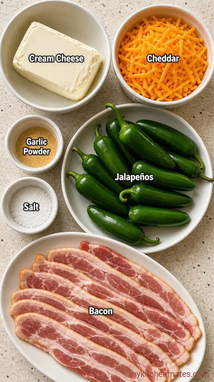 Crispy Air Fryer Jalapeno Poppers (Ready in Under 20 Minutes) Ingredients