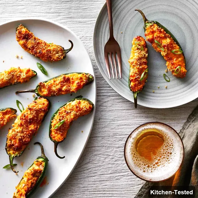 Air-Fryer Jalapeño Poppers air fryer jalapeno poppers