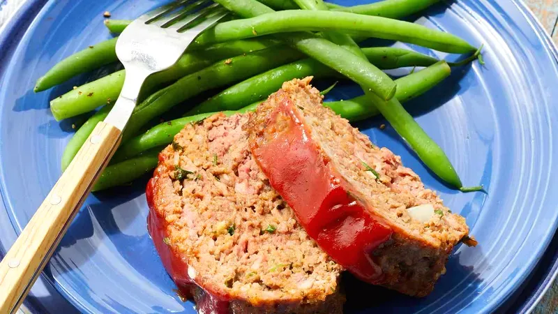 Air-Fryer Meatloaf Food photo of Air-Fryer Meatloaf