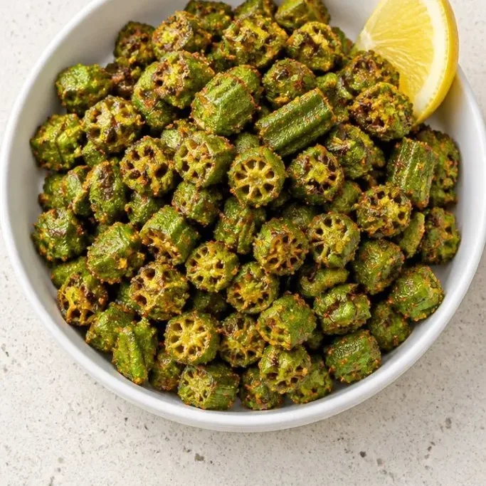 Crispy Air Fryer Okra (No Slime) Air Fryer Okra
