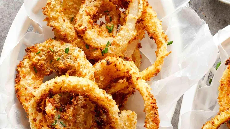 Crispy Air-Fryer Onion Rings Food photo of Air-Fryer Onion Rings