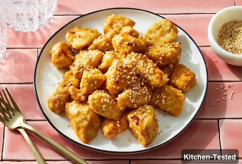 Air-Fryer Orange Chicken air fryer orange chicken