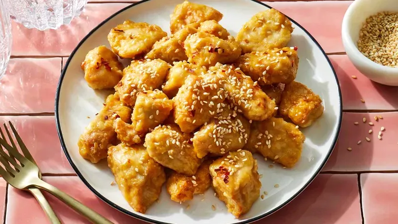 Air-Fryer Orange Chicken Food photo of Air-Fryer Orange Chicken