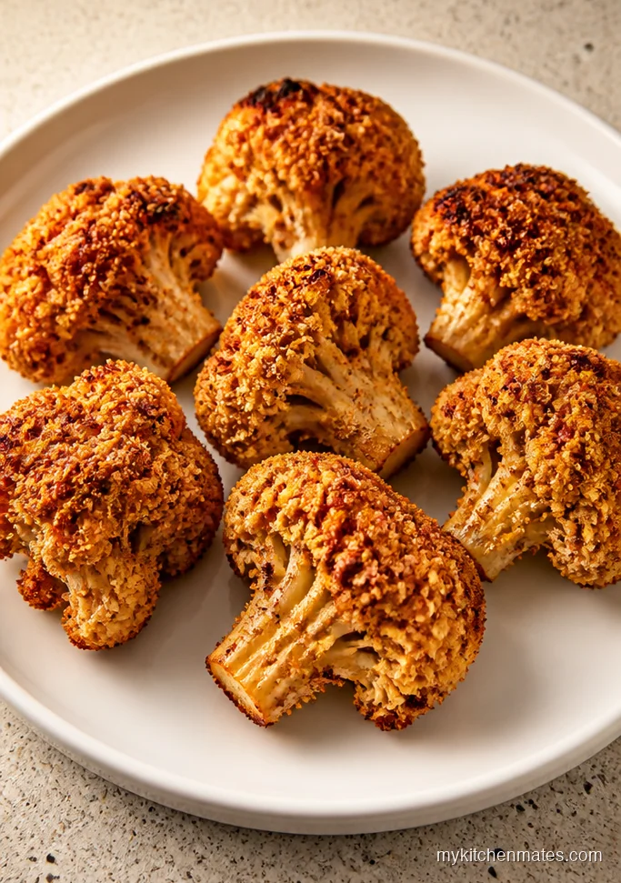 Air Fryer Parmesan Cauliflower Bites
