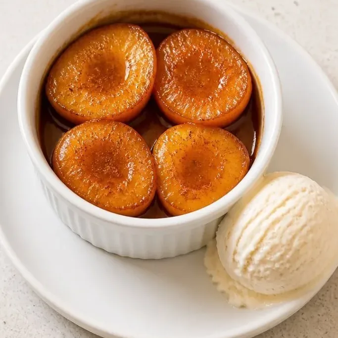 Air Fryer Peaches