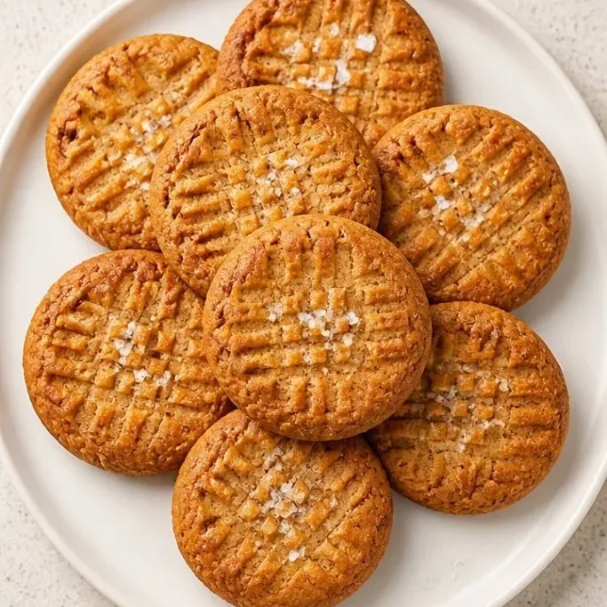 3-Ingredient Air Fryer Peanut Butter Cookies Air Fryer Peanut Butter Cookies
